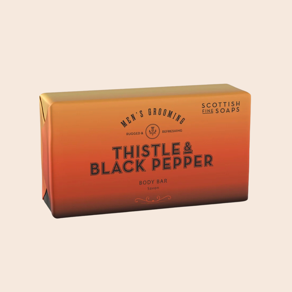 Thistle & Black Pepper Wrapped Body Bar