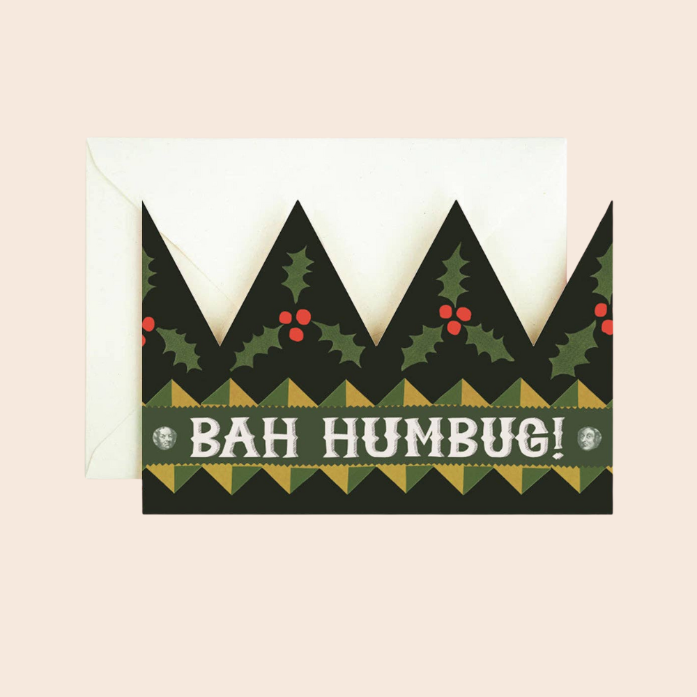 Bah Humbug Party Hat Card
