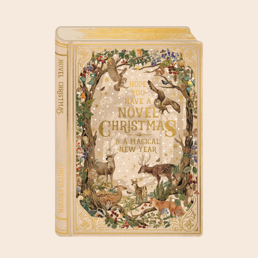 A Christmas Novel Card