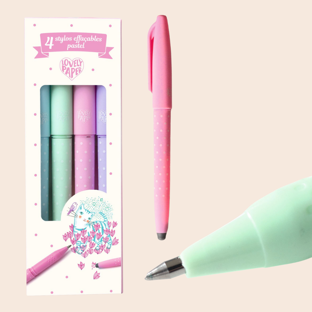 Pastel Erasable Pens