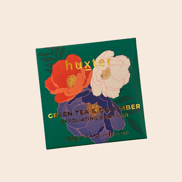 Green Tea & Cucumber Exfoliating Body Bar