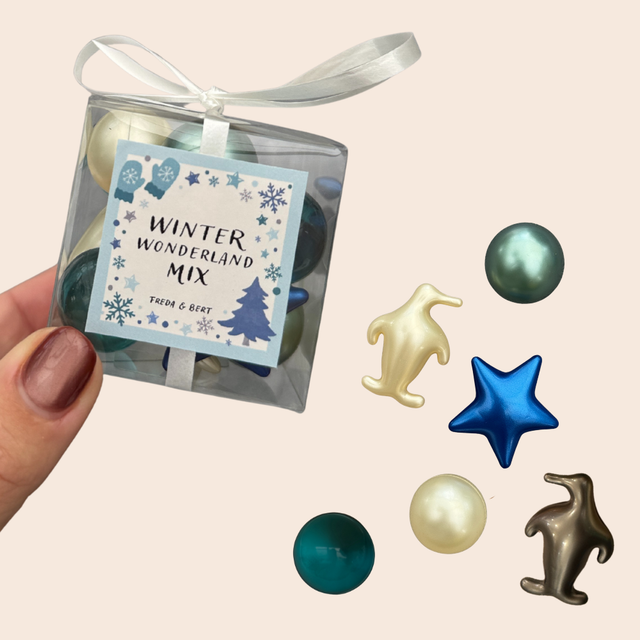 Winter Wonderland Bath Pearl Mix: Box of 16