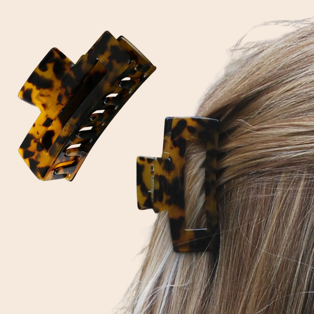Tortoiseshell Resin Claw Hair Clip