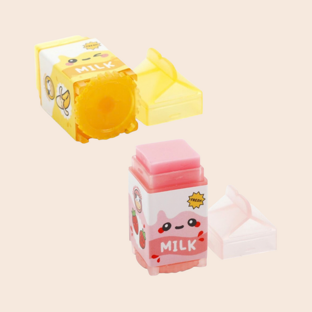 Foodiemals Milk Carton Lip Balm