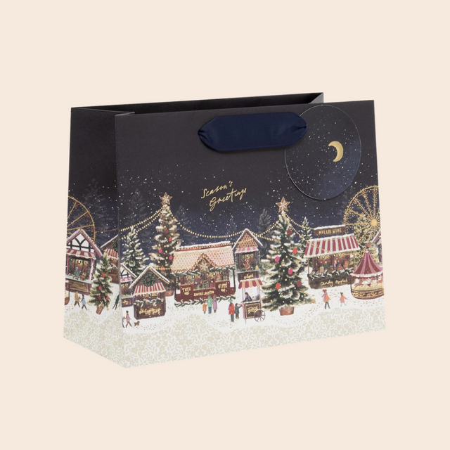 Medium Christmas Market Gift Bag