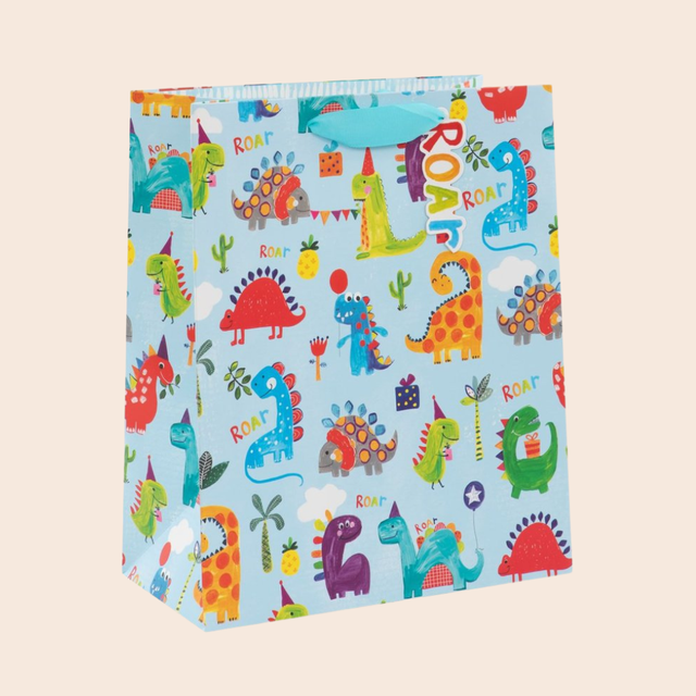 Large Dinosaur Gift Bag