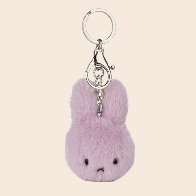 Lilac Fluffy Miffy Bag Charm