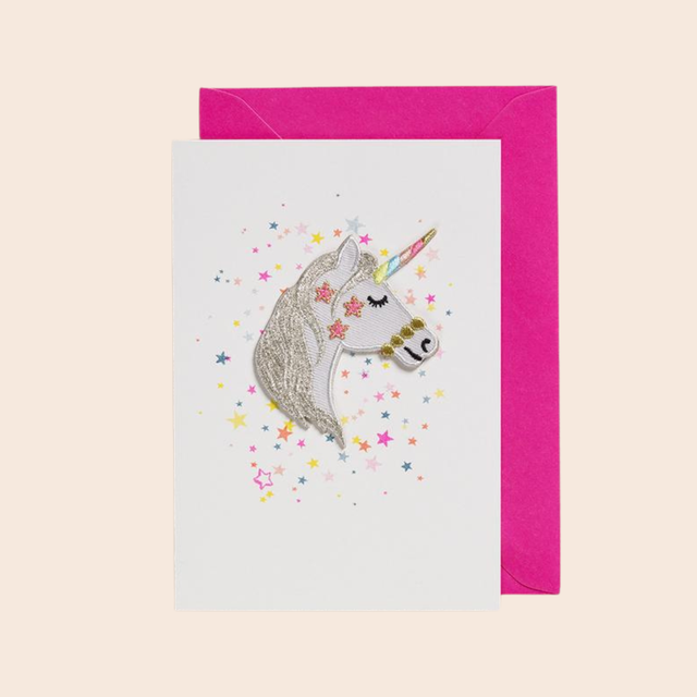 Iron On Unicorn Card