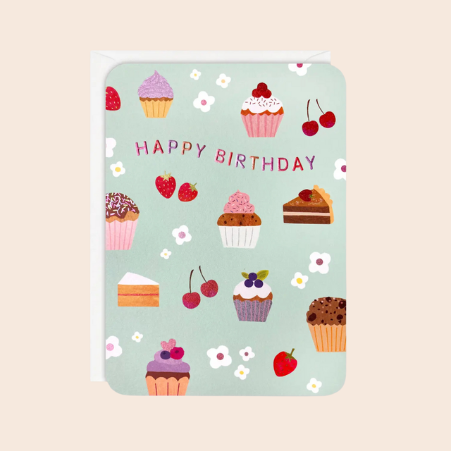 Birthday Cupcakes Card