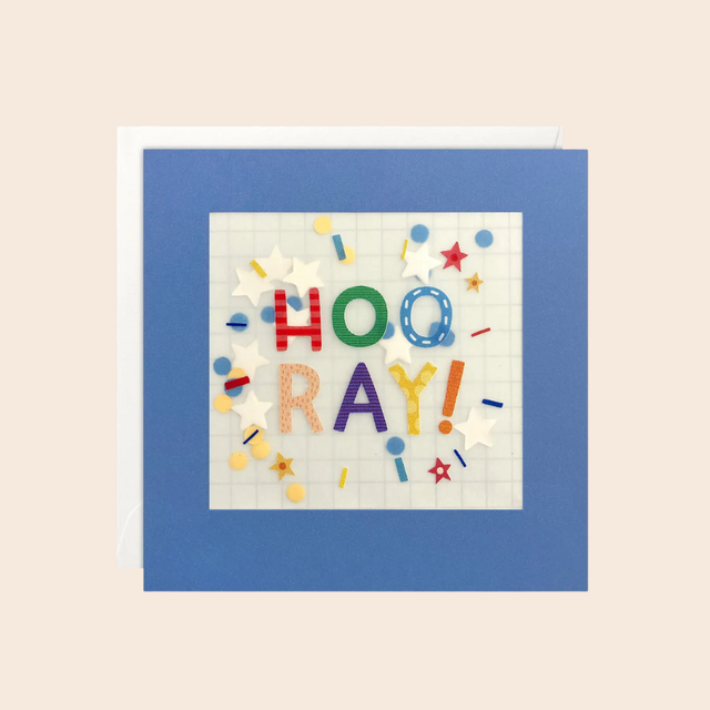 Hooray Paper Shakies Card