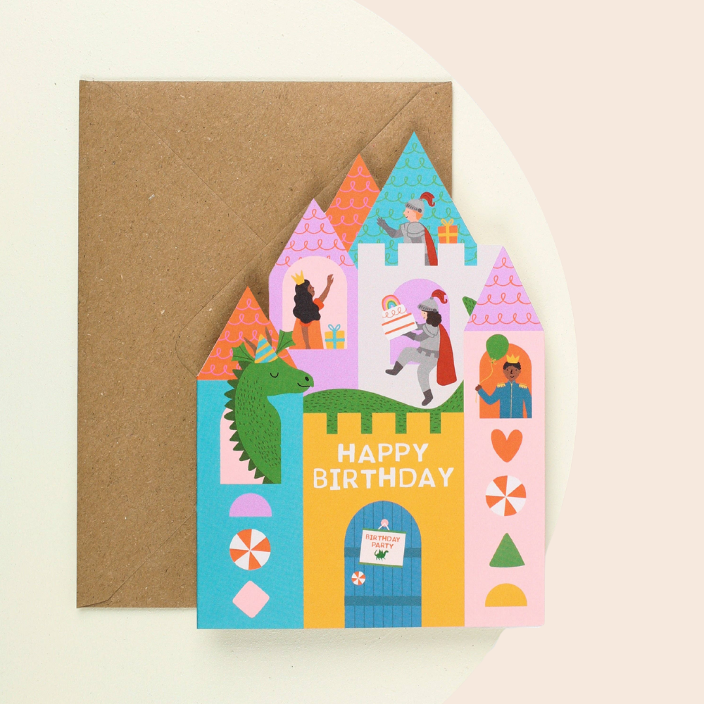 Castle Birthday Card