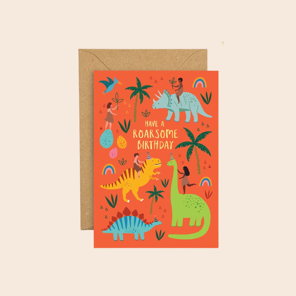 Dinosaur Birthday Card