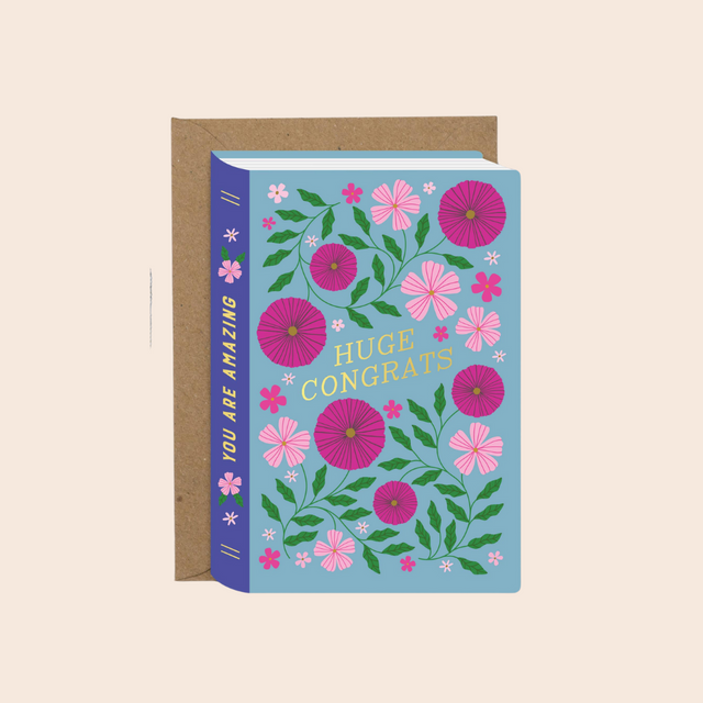 Fairytale Floral Congrats Card