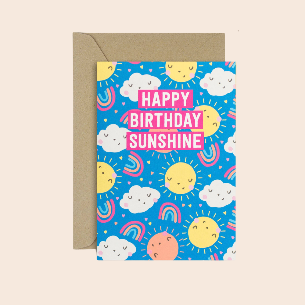 Happy Birthday Sunshine Card