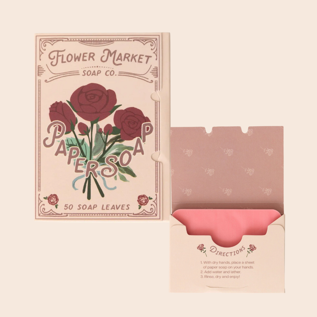 Rose Paper Soap