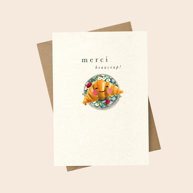 Merci Croissant Card