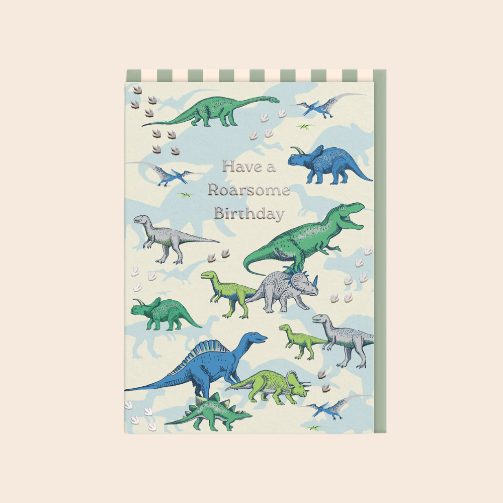 Roarsome Dinosaurs Birthday Card