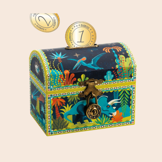 Dinosaur Money Box Chest