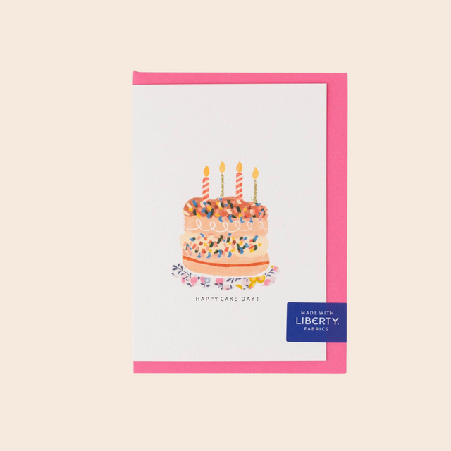 Liberty Cake Birthday Card