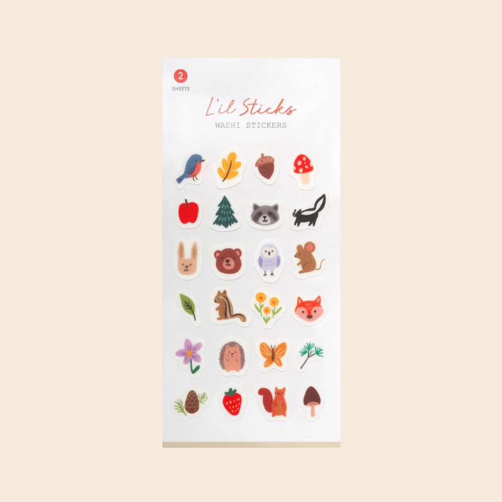 Forest Fun L’il Sticks Washi Stickers
