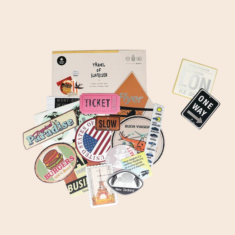 Vintage Travel Stickers