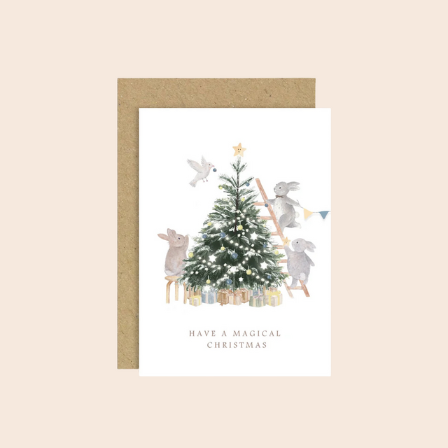 Magical Christmas Tree Card