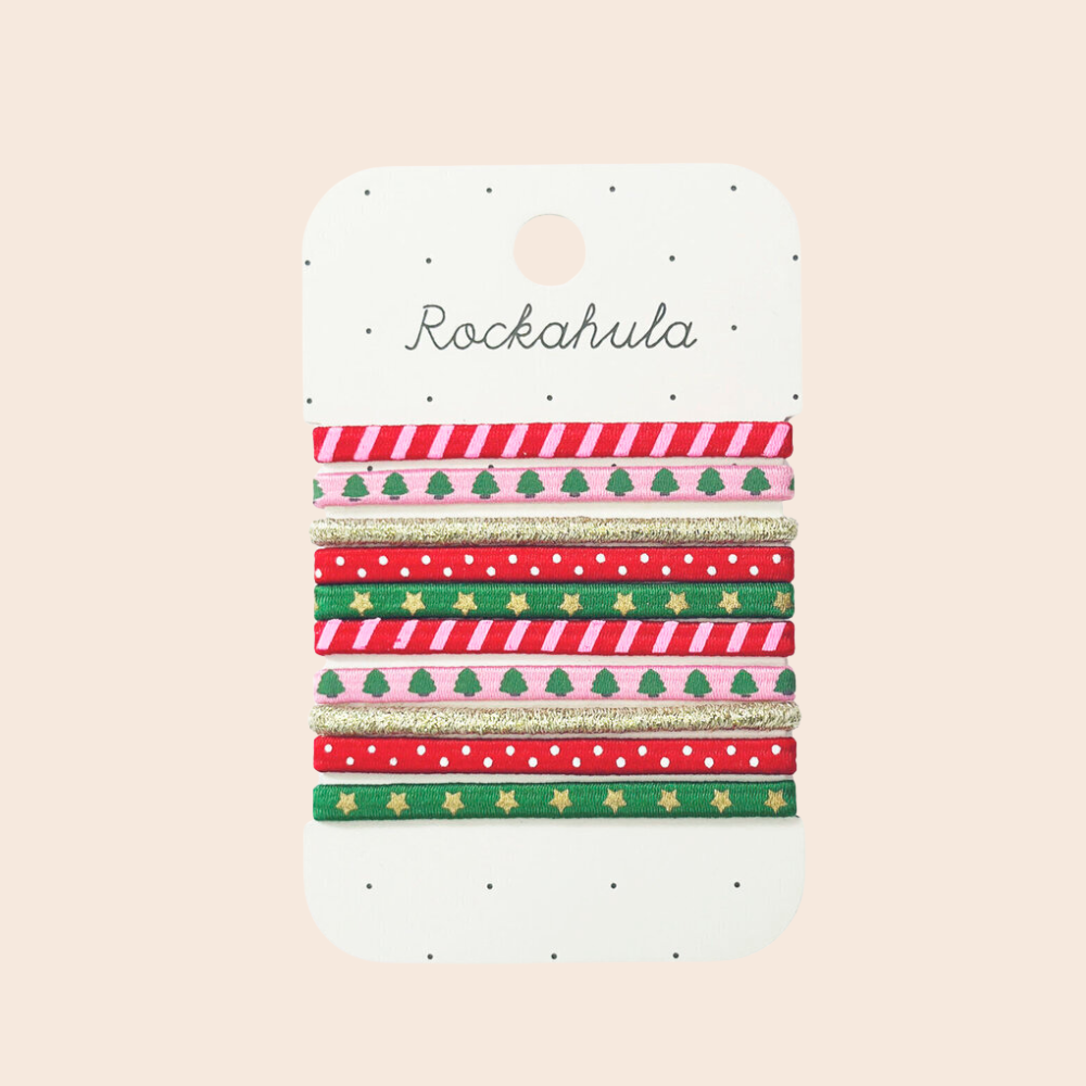 Jolly Christmas Elastic Hairbands