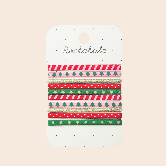 Jolly Christmas Elastic Hairbands