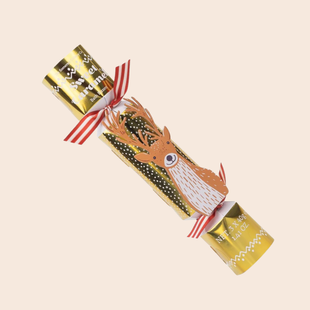 Festive Bath Fizzers Reindeer Cracker