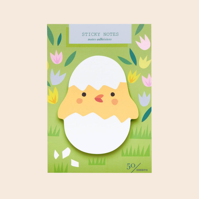 Chick Die Cut Single Sticky Notes