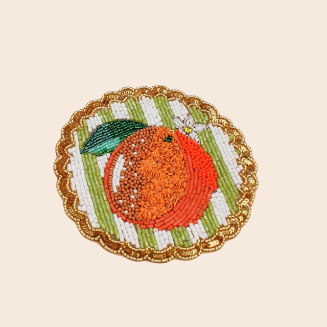 Fruit Beaded Coaster