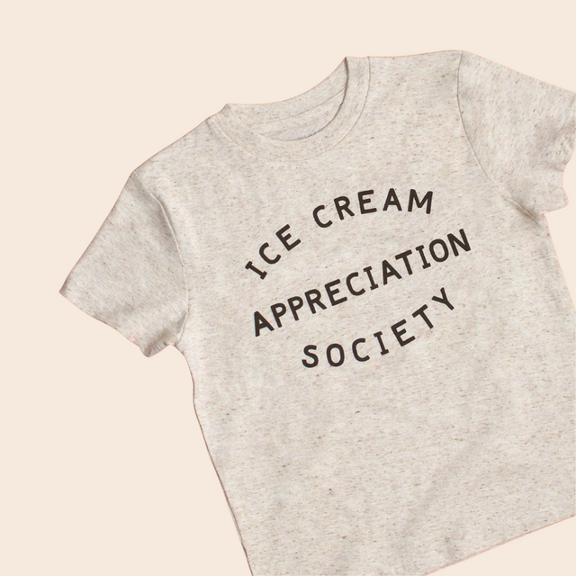 Cookies & Cream Ice Cream Appreciation Society Kid's T-shirt