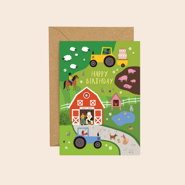 Farm Birthday Card