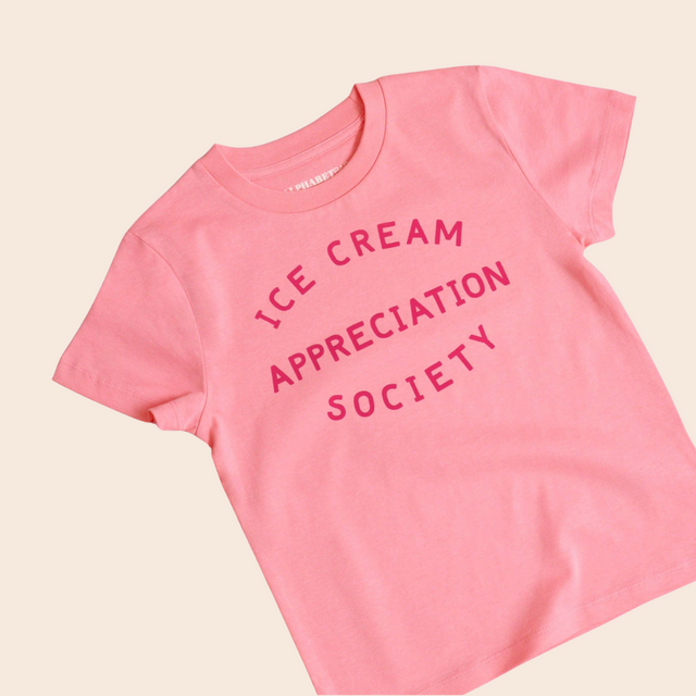 Bubble Gum Ice Cream Appreciation Society - Kid's T-shirt