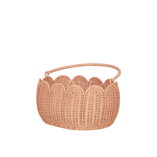 Seashell Pink Petal Basket