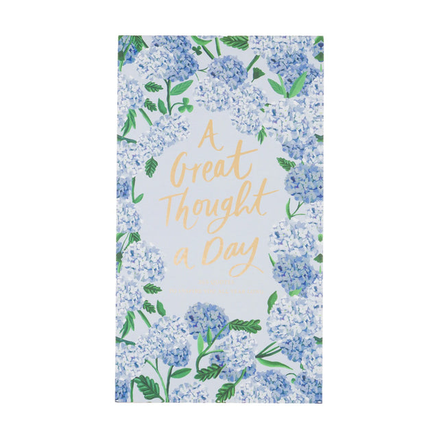 Hydrangea Quote A Day Notepad