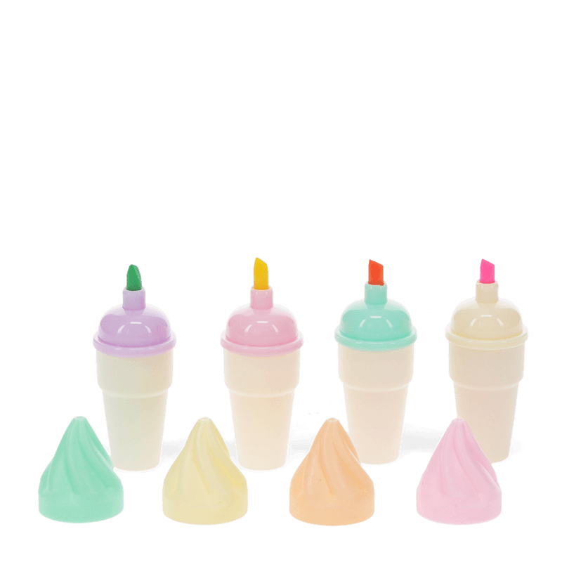 Ice Cream Mini Highlighter Set