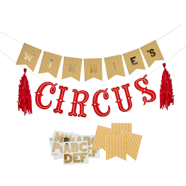 Customisable Circus Banners