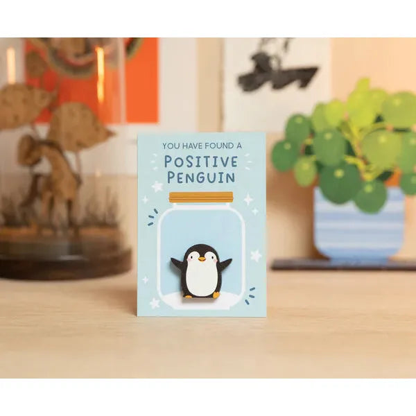 Positive Penguin Pin