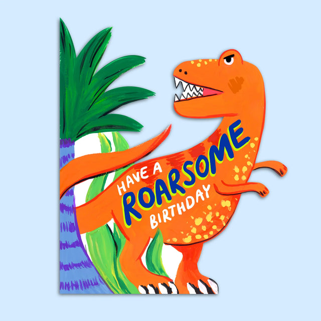 Dinosaur Shaped Card