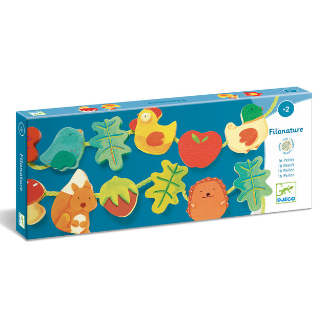 Woodland Wooden Threading Set