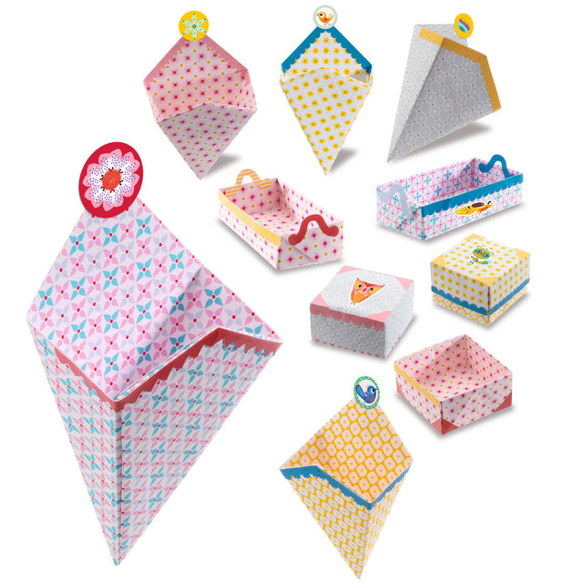 Origami Paper Boxes Craft Kit