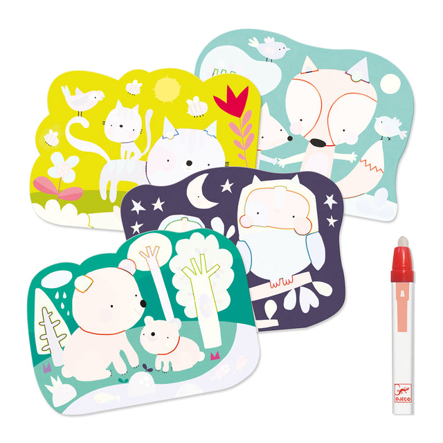 Hidden In The Woods Magic Colouring