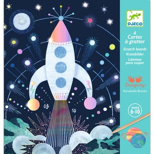 Cosmic Mission Scratch Cards Kit