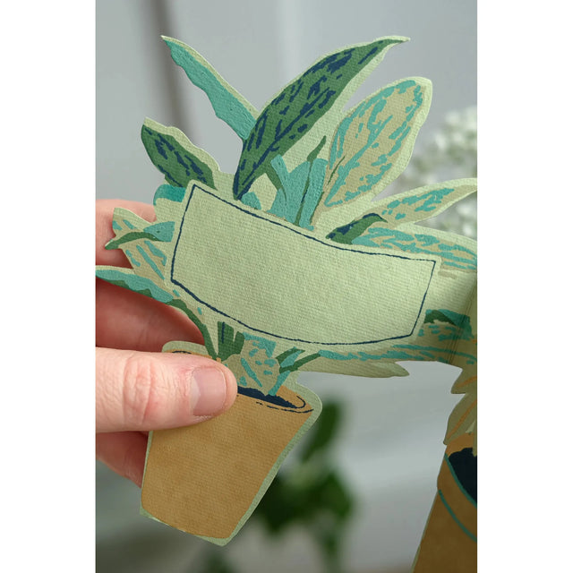 House Plants Die-Cut Card