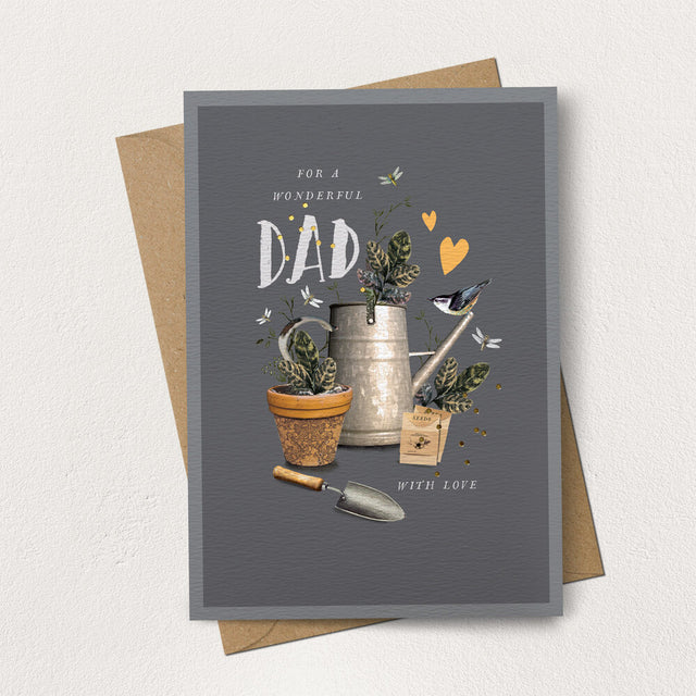 Dad Gardening Tools Card