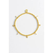 Load image into Gallery viewer, Pearl And Star Gold Plated Bracelet