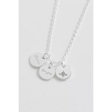 Load image into Gallery viewer, Triple Disc Silver Necklace