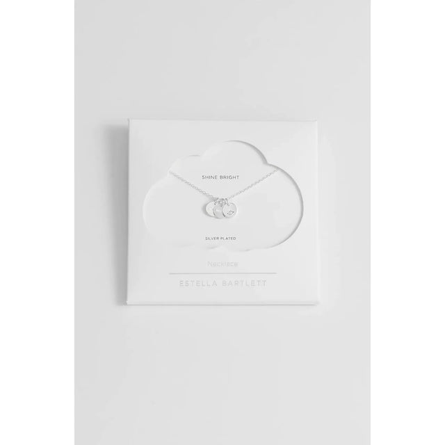 Triple Disc Silver Necklace