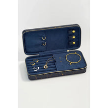 Load image into Gallery viewer, Long Navy Celestial Jewellery Box